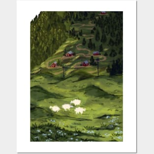 Peaceful nature Posters and Art